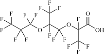 Perfluoro-2,5-dimethyl-3,6-dioxanonanoic