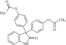 Oxyphenisatine Diacetate